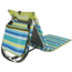 Coleman Low Recline Beach Ground Mat, Built-In 8 Can Cooler, Weight Capacity 250 LB, Citrus Stripe, 26 x 21 x 26 in 2000019268