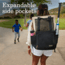 Coleman Now 20 Can Backpack Cooler, Black/Sand, CM1010810002-28