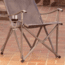 Coleman Patio Sling Chair, Cup Holder /Aluminum, Gray, Seat 23.5 in 2000020294