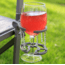 Coleman Patio Sling Chair, Cup Holder /Aluminum, Gray, Seat 23.5 in 2000020294