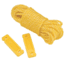 Coleman Rope Clothesline W/ Plastic Hook End, 2 Plastic Slides, Yellow, 25 Ft 2000014873