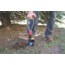 Coleman Rugged Tri-Fold Folding Camp Shovel, Steel Construction, Black / Red, Unfolded Length-23 in, Folded Length-10in 2000025200