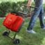 Coleman Sportster Propane Grill, Collapsible Stand W/ Wheels, 11,000 BTU, Red, 225 Sq In Cooking Area, 2000038233