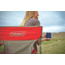 Coleman Steel Deck Chair, Supports up to 300 lbs,, Red, Seat 20.5 in 2000019421