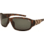 Coleman TR90 Fashion 6504 Polarized Sunglasses - Matte Brown Tortoise Shell Frame, Green Lenses CC2 6504-C2
