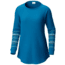 Columbia Along the Gorge Printed Crew, Lagoon, 3X - Womens, 1803442457-3X