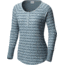 Columbia Along the Gorge Thermal Henley Long Sleeve Top - Women's-Stone Blue-Small