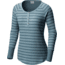 Columbia Along the Gorge Thermal Henley Long Sleeve Top - Women's-Stone Blue-X-Small