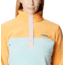 Columbia Benton Springs Half Snap Fleece Pullover - Womens, Aqua Haze/Sunset Peach/Dusty Pink, Large, 1860991321AaHzSstPhDstPkL