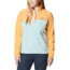 Columbia Benton Springs Half Snap Fleece Pullover - Womens, Aqua Haze/Sunset Peach/Dusty Pink, Extra Small, 1860991321AaHzSstPhDstPkXS