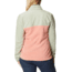 Columbia Benton Springs Half Snap Fleece Pullover - Womens, Faded Peach/Safari/Stone Green, Medium, 1860991852FddPhSfrStnGnM