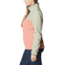 Columbia Benton Springs Half Snap Fleece Pullover - Womens, Faded Peach/Safari/Stone Green, Medium, 1860991852FddPhSfrStnGnM