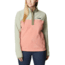 Columbia Benton Springs Half Snap Fleece Pullover - Women's, Faded Peach/Safari/Stone Green, Medium, 1860991852FddPhSfrStnGnM