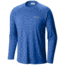 Columbia Blood and Guts III Long Sleeve Knit Shirt - Men's, Vivid Blue, Extra Large, 1577171487-XL