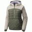 Columbia Bonus Mile Hybrid Pullover Jacket - Women's, Cypress, Flint Grey, L, 1770851316L