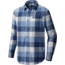Columbia Boulder Ridge Long Sleeve Flannel Shirt - Men's-Dark Mirage Check-Medium