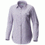 Columbia Bryce Canyon Stretch Long Sleeve Shirt - Womens, Soft Violet Texture Plaid, M, 1773651505M