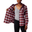 Columbia Canyon Point II Shirt Jac - Womens, Black Cherry Check, Extra Small, 1739321522-XS