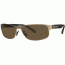 Columbia Challenger Sunglasses - Gold/Black Frame, Brown Lens, 60/16mm CBCHALLENGERPZ04