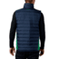 Columbia CLG Lake 22 Reversible Vest, ND - Coll Navy, Fuse Green, M - Mens, 1809301430-M