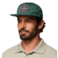 Columbia Ratchet Strap Snap Back, Rain Forest/Beer Label, One Size, 2070981-375-O/S