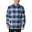 Columbia Cornell Woods Flannel Long Sleeve Shirt - Mens, Dark Mountain Buffalo Check, Medium, 1617951482DkMtnBflCckM