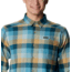 Columbia Cornell Woods Flannel Long Sleeve Shirt - Mens, Stone Blue Buffalo Check, Small, 1617951460StnBlBflChckS