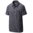 Columbia Declination Trail II Short Sleeve Shirt - Men's -Grey Ash/Floral Lines-Small