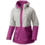 Columbia Evolution Valley Lightweight Rain Jacket - Womens, Flint Grey, Intense Violet, L 1770821027L