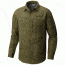 Columbia Featherweight Hike Long Sleeve Shirt - Men's, Mosstone Print, M, 1654401302M