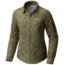 Columbia Featherweight Hike W Long Sleeve Shirt - Womens, Cypress Topo Print, Gravel, L 1773431316L