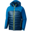 Columbia HeatZone 1000 TurboDown Hooded Jacket - Men's-Dark Compass/Phoenix Blue/Acid Yellow-Small
