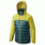 Columbia HeatZone 1000 TurboDown Hooded Jacket - Men's-Mineral Yellow/Deep Water-Large