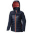 Columbia HeatZone 1000 TurboDown Hooded Jacket - Women's-Nocturnal/Hot Coral-Medium
