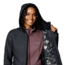 Columbia Heavenly Long Hooded Jacket - Womens, Black, L, 1738161-012-L