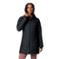 Columbia Heavenly Long Hooded Jacket - Womens, Black, L, 1738161-012-L