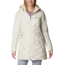 Columbia Heavenly Long Hooded Jacket - Womens, Chalk, Extra Small, 1738161191XS