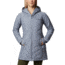 Columbia Heavenly Long Hooded Jacket - Womens, Tradewinds Grey, Large, 1738161032L