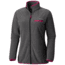 Columbia Mountain Crest Full Zip Jacket - Womens, Shark Heather, Fuchsia, Medium, 1740501014-M