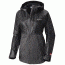 Columbia OutDry Explorer Hybrid Rain Jacket - Women's, Black, Charcoal Heather, XL, 1781001010XL