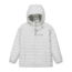 Columbia Powder Lite Girls Hooded Jacket - Girls, Silver Grey, Small, 1802933082-S