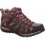 Columbia Redmond Mid Waterproof Hiking Boot - Women's-Mud/Intense Violet-Medium-6.5