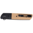 Columbia River Knife &amp; Tool Bamboozled, Folding Knife, Assisted Opening, 3.34" Drop Point Blade, D2 Blade Steel, 7.81" Overall Length, Oxide Finish, Black, Brown G10 Handle, Liner Lock, 5720B