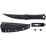 Columbia River Knife & Tool HZ4, Fixed Blade Knife, 4.76" Trailing Point Blade, SK-5 Blade Steel, 8.88" Overall Length, Titanium Nitride Finish, Black, Black G10 Grips, Includes Sheath, 2924