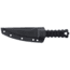 Columbia River Knife & Tool HZ4, Fixed Blade Knife, 4.76" Trailing Point Blade, SK-5 Blade Steel, 8.88" Overall Length, Titanium Nitride Finish, Black, Black G10 Grips, Includes Sheath, 2924