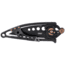 CRKT Snap Folding Knife, 2.55in, 420J2, Drop Point Blade, Black Stainless Steel Handle, 5102NK