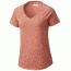 Columbia Saturday Trail II Knit Short Sleeve Shirt - Women's-Lychee Heather-Medium