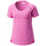 Columbia Saturday Trail II Knit Short Sleeve Shirt - Womens, Groovy Pink Heather, XL, 1714621650XL