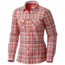 Columbia Saturday Trail Plaid Long Sleeve Shirt - Women's-Coral Plaid-Medium