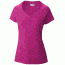 Columbia Saturday Trail Short Sleeve Knit Shirt - Women's-Haute Pink-X-Large